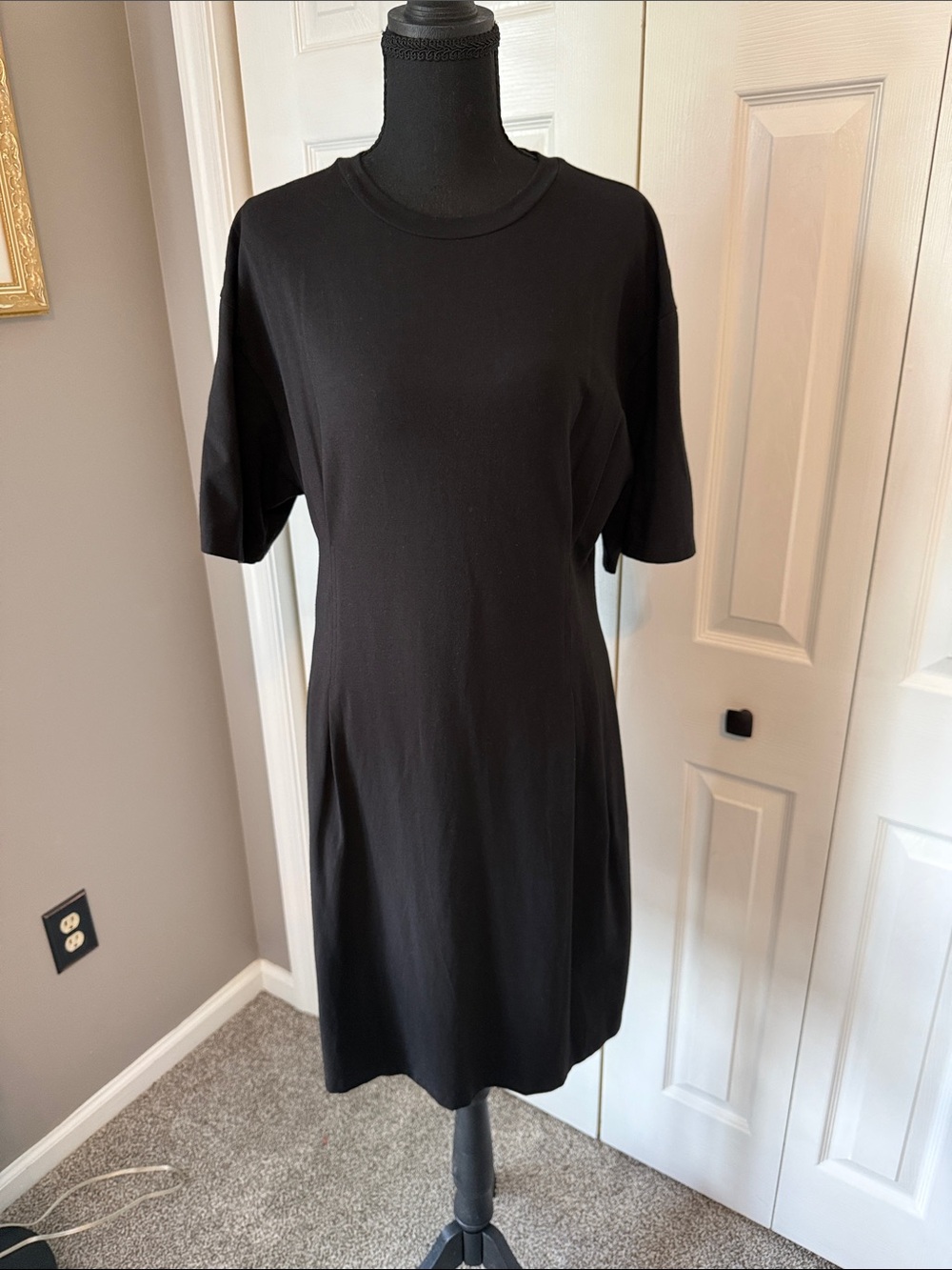 Theory Black Mini Dress
